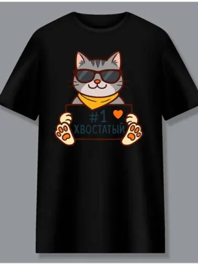 Футболка с котом