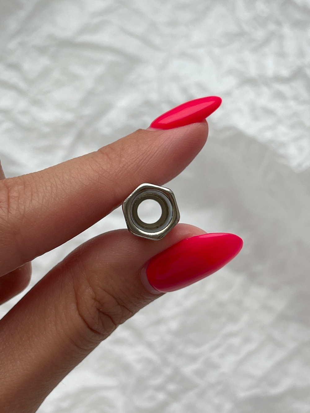 Наконечник металлический серебристый