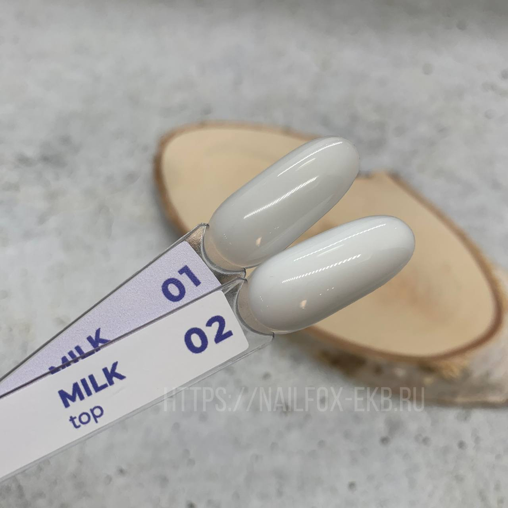 NIK Nails Молочный топ Milk 01, 15g