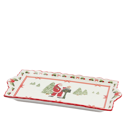 Блюдо с Дедом Морозом 33 см