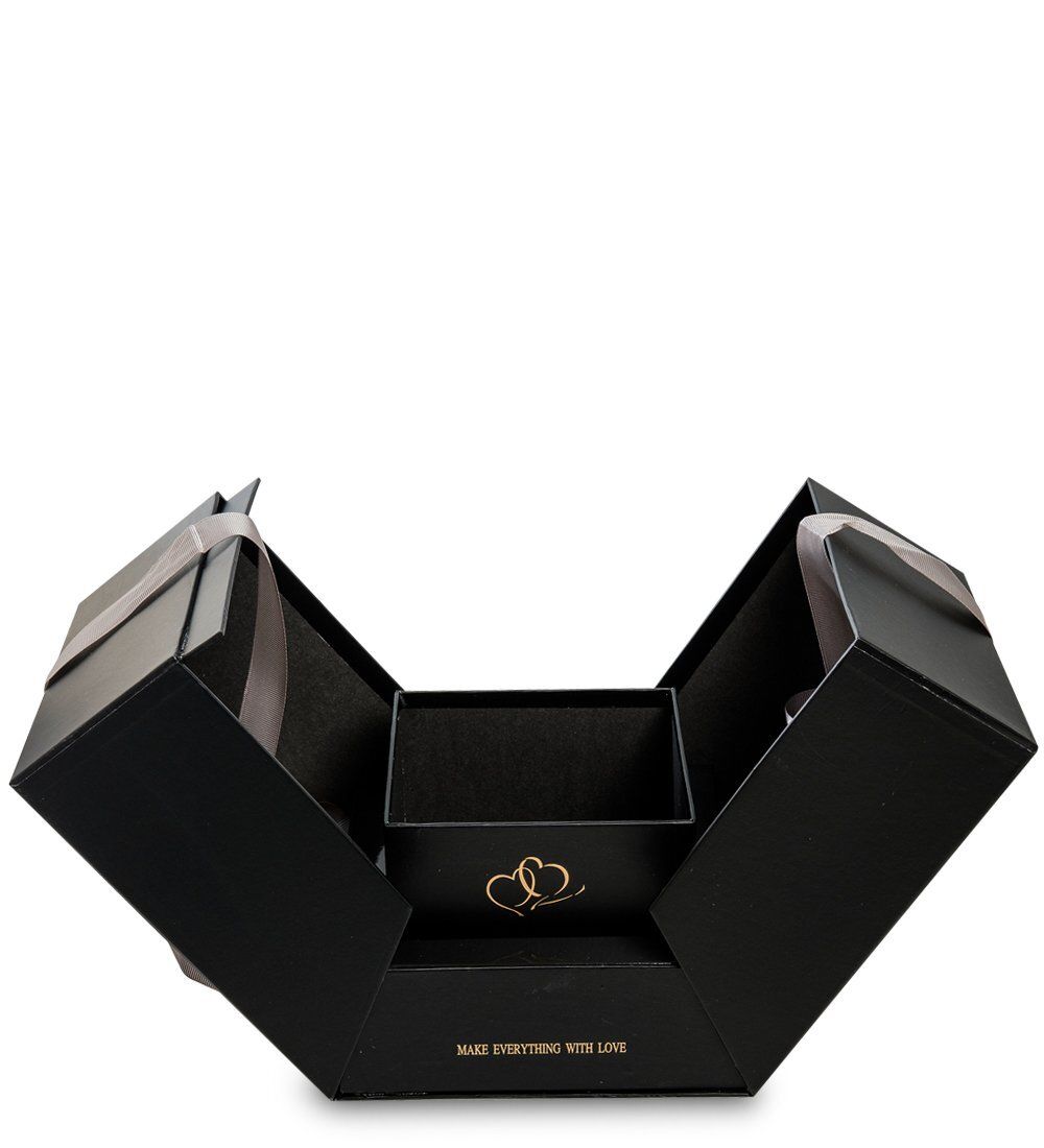 WG-95-B Коробка подарочная «Сюрприз» цв.черный