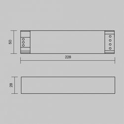 Блок питания Maytoni Power Supply Magnetic PSL007-200W-48V-IP20