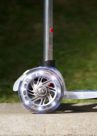 Самокат Mini Micro Deluxe Flux LED синий