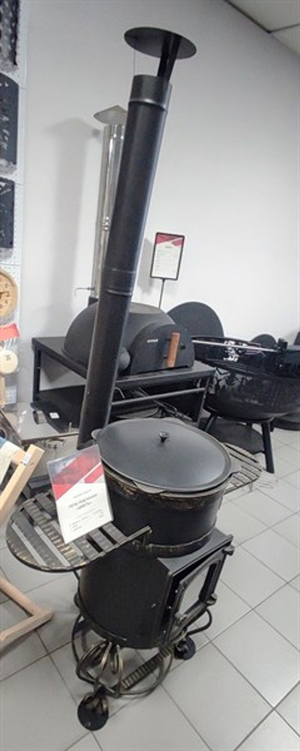 Печь под казан Везувий 12л Шмель С