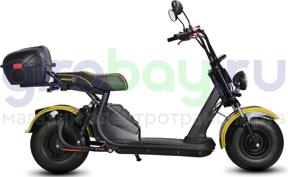 Электроскутер SIBERTON PRO 2000W (60V/21Ah) летние покрышки фото №7