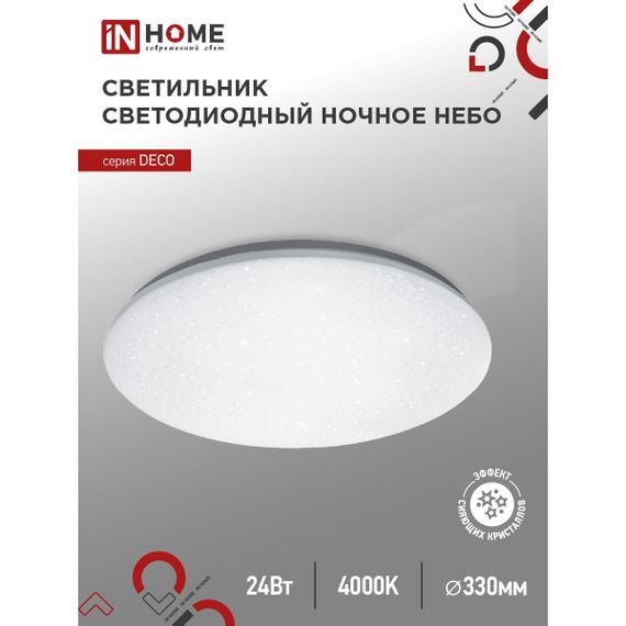 Потолочный светильник IN HOME 4690612033518