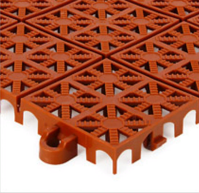 Покрытие ERFOLG Light 33,3х33,3х1,6 см Терракотовое