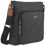 Фото сумка наплечная мужская BUGATTI Luce серая полиэстер с гарантией