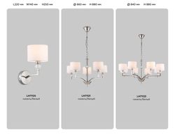 Ambrella Настенный светильник с абажуром и хрусталем Classic LH71125