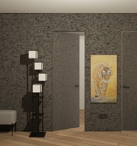 Дверь ОПОРА обратного открывания, грунт под отделку