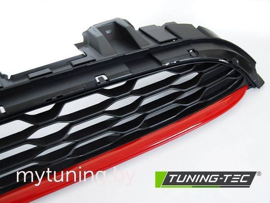 Решетка радиатора SPORT BLACK RED для MINI COOPER F55 F56 F57 14-21