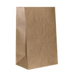 Пакет бумажный 220х290х120 ПЛОСКОЕ ДНО КРАФТ цена за 1