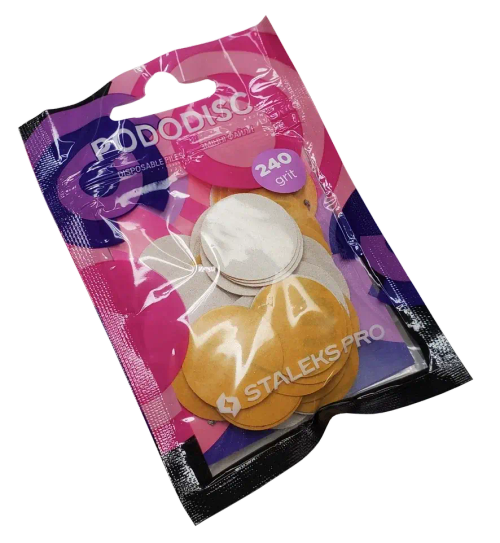 Сменные файлы для педикюрного диска L 240 грит STALEKS PRO, 50 шт