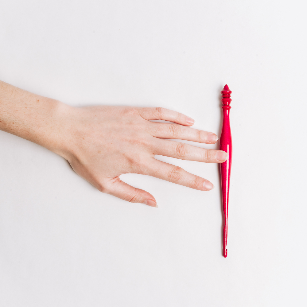 Деревянный крючок для вязания из древесины клена 4,5 мм. K331