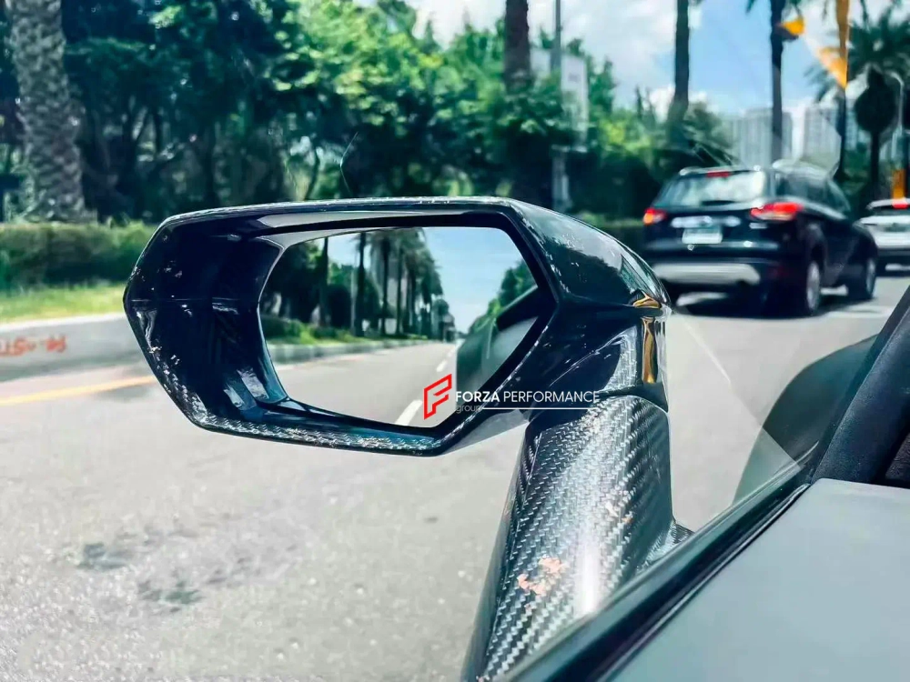 Карбоновые накладки на боковые зеркала для Lamborghini Huracan LP580 LP610 Evo Ламборгини Хуракан
