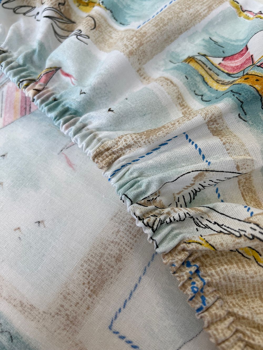 Простынь на резинке Сказка "Витамин Sea" 140х200 см