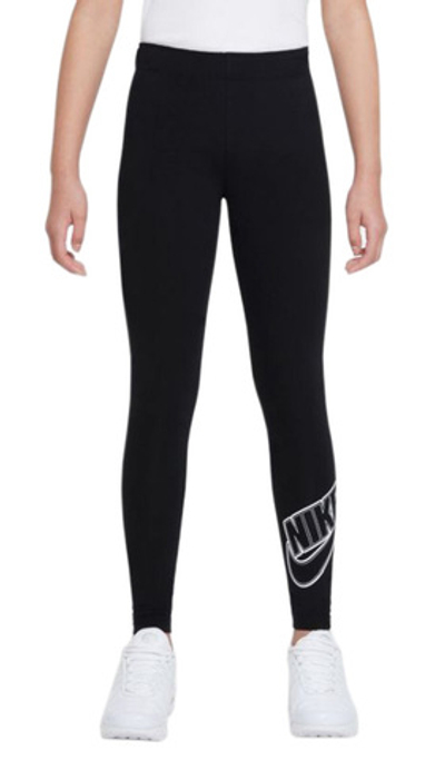 Штаны для девочки теннисные Nike Sportswear Favorites Legging GX G - black