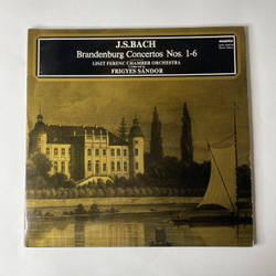 Винтажная виниловая пластинка J.S. Bach И. С. Бах, Liszt Ferenc Chamber Orchestra, Frigyes Sandor, Бранденбургские Концерты Brandenburg Concertos Nos. 1 - 6 (Венгрия 1977)