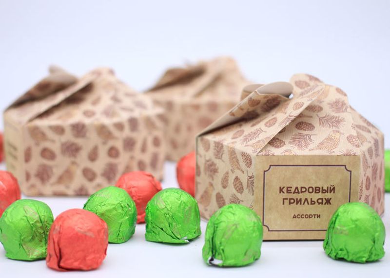 Кедровый грильяж ручной работы