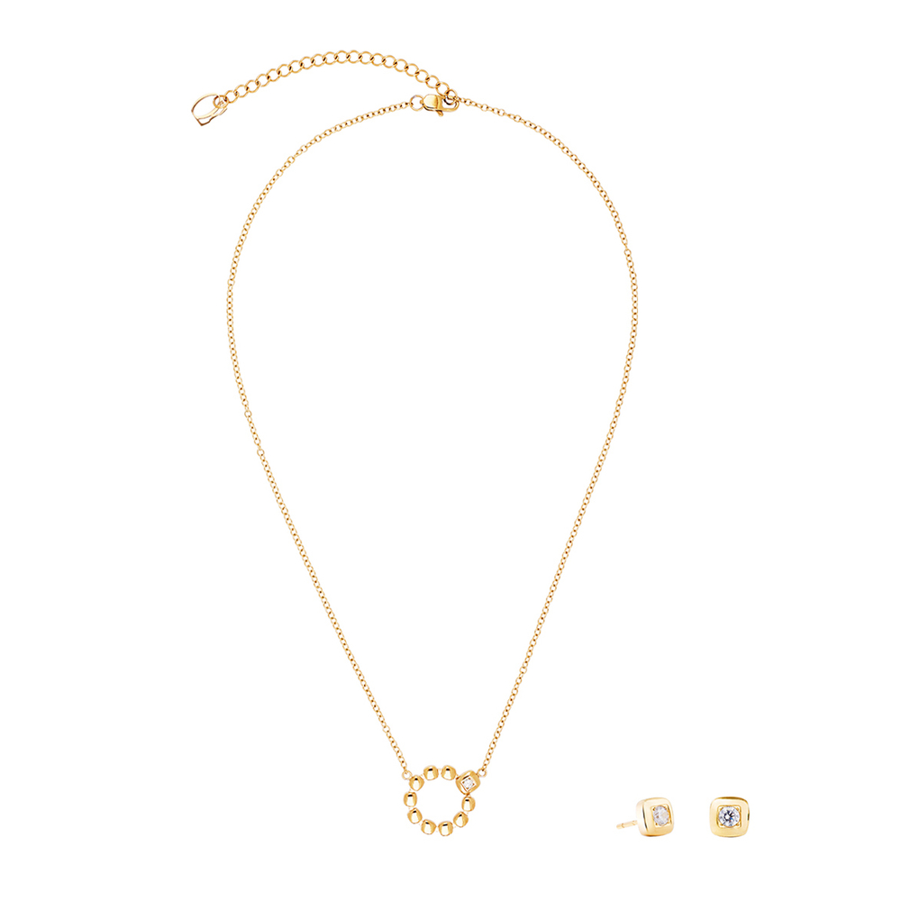 Колье Coeur de Lion Crystal-Gold 2056/10-1816