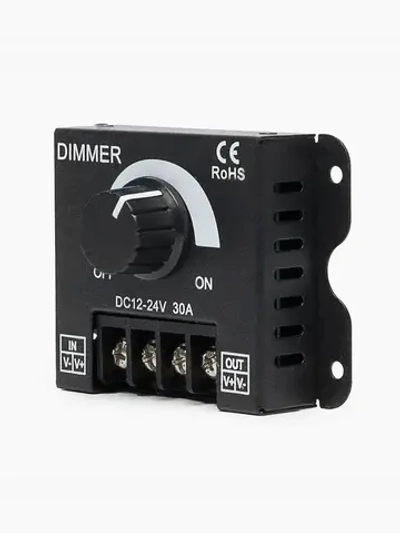 Регулятор яркости для светодиодных лент, диммер 12В /24В 30А Диммер