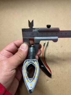 Поворотная светодиодная фара для мотоцикла , мопеда; LED