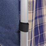 Тележка хозяйственная с сумкой (100*40*35см, колеса 21см,грузоподъемность до50 кг) синяя SYD100B-1