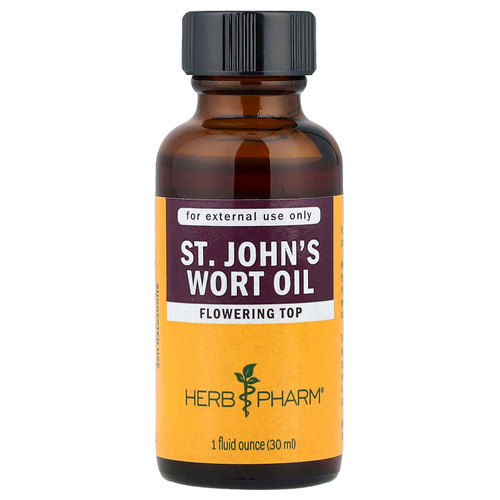 Herb Pharm, Масло зверобоя, 1 жидкая унция (30 мл)