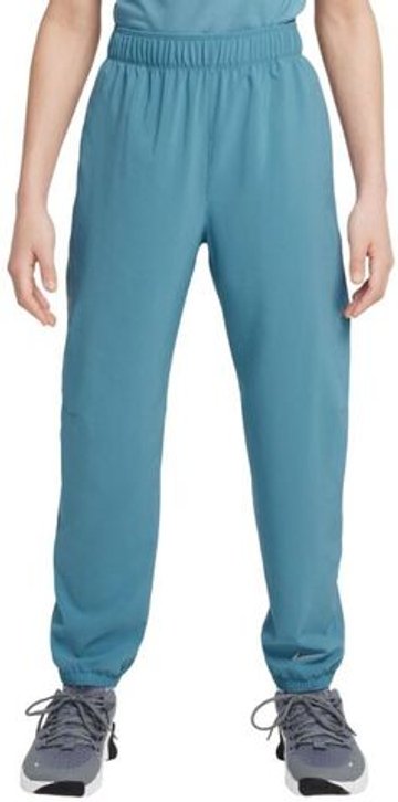 Штаны для мальчика теннисные Nike Boys Dri-FIT Multi Big - дымчатый синий/черный