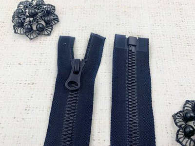 Молния трактор литая T5, L 70 см, тёмно-синий