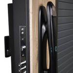 Стальная дверь "Авангард" с зеркалом (биометрический замок)