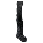 RICK OWENS Bogun 78mm Leather Flared Boots