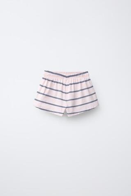 ZARA ПЛОТНЫЕ ШОРТЫ, РОЗОВЫЙ