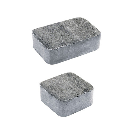 Тротуарная плитка КЛАССИКО - Искусственный камень Шунгит, комплект из 2 видов плит