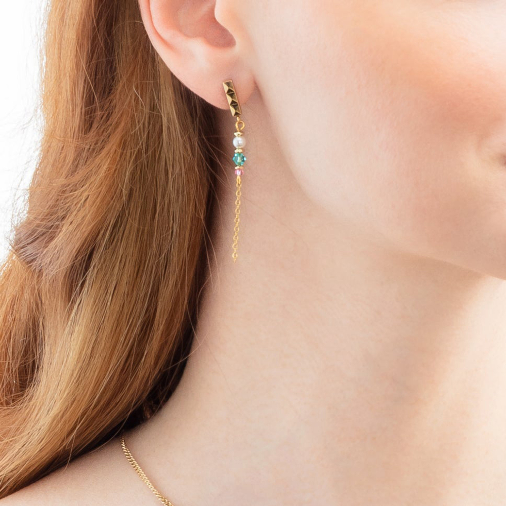 Серьги Coeur de Lion Multicolour Pastel 2 3031/21-1537