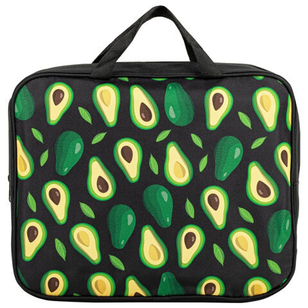 Школьный набор BRAUBERG: папка А4, мешок для обуви 42х33 см, пенал-косметичка 20х10 см, "Avocado", 271433