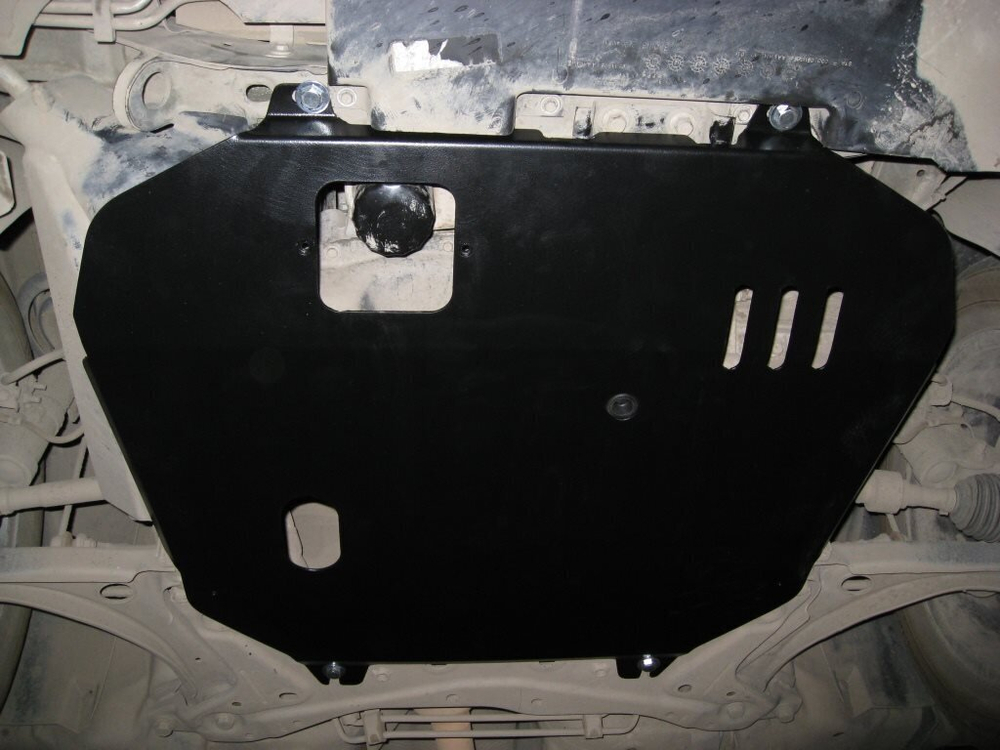 Защита картера и КПП (сталь 2 мм) для Dodge Caliber 2006-2012 (V - все) Alfeco.ALF3305st