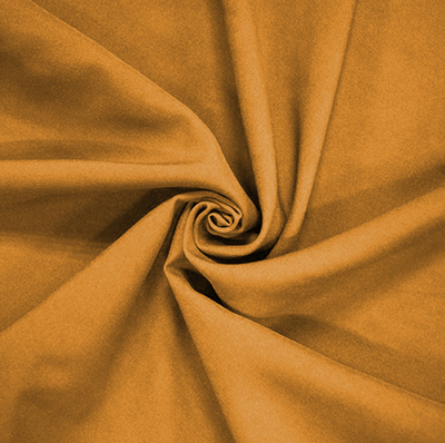 Ткань костюмная Габардин Белый лебедь, 270 гр/м.п., 150 см, Папайя