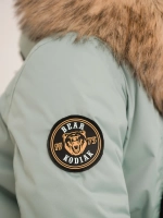 Куртка зимняя короткая с капюшоном