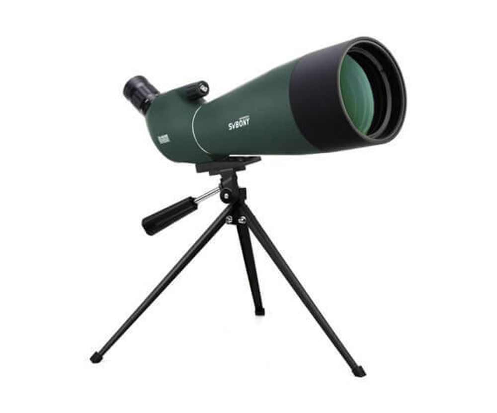 Зрительная труба SVBONY SV28 20–60x80 WP со штативом - фото 1