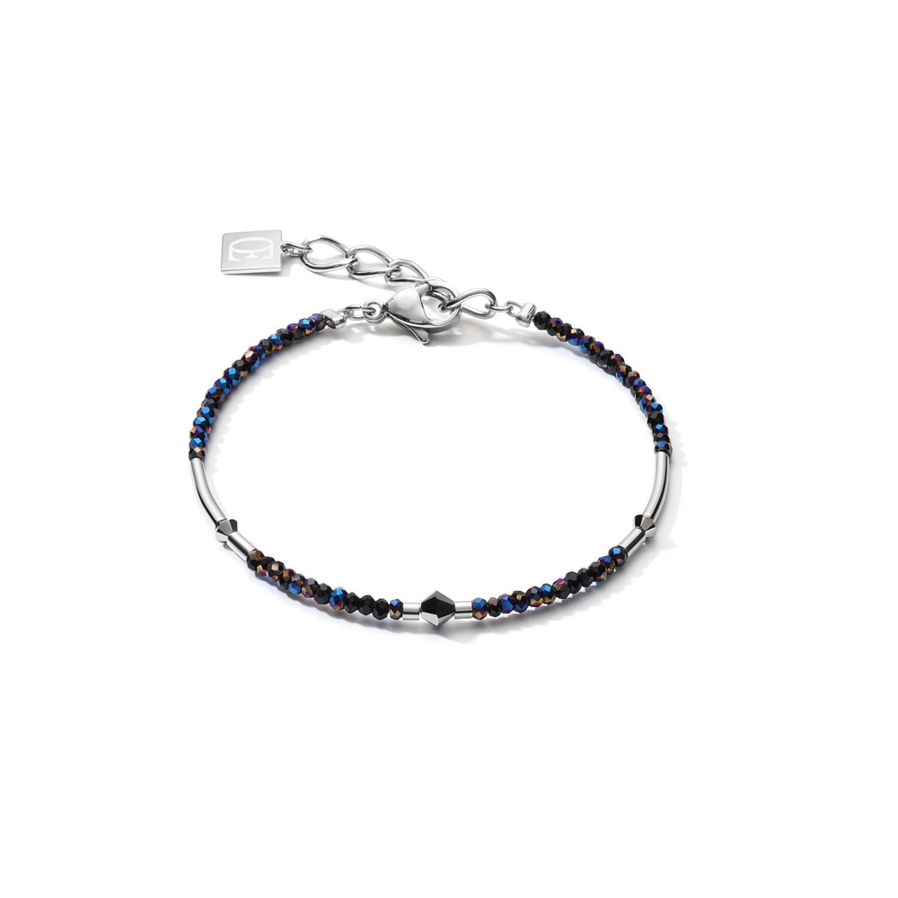 Браслет Coeur de Lion Midnight Blue-Silver 5080/30-0746 цвет синий, серебряный