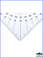 Навигационный угольник-транспортир/ Транспортир штурманский навигационный 300мм