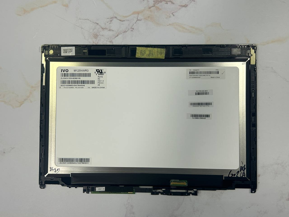 Матрица (модуль) для ноутбука Lenovo ThinkPad Yoga 260 20FE/20FD 12.5",HD,Touch,Anti-Glare,IPS,300nit,w/ camera (01AY897)(01HY609)(01HY611)(00NY900), оригинал