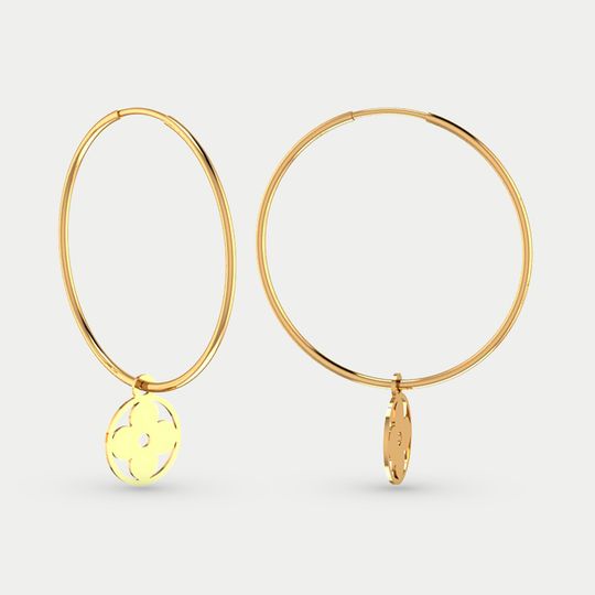 Серьги золотые