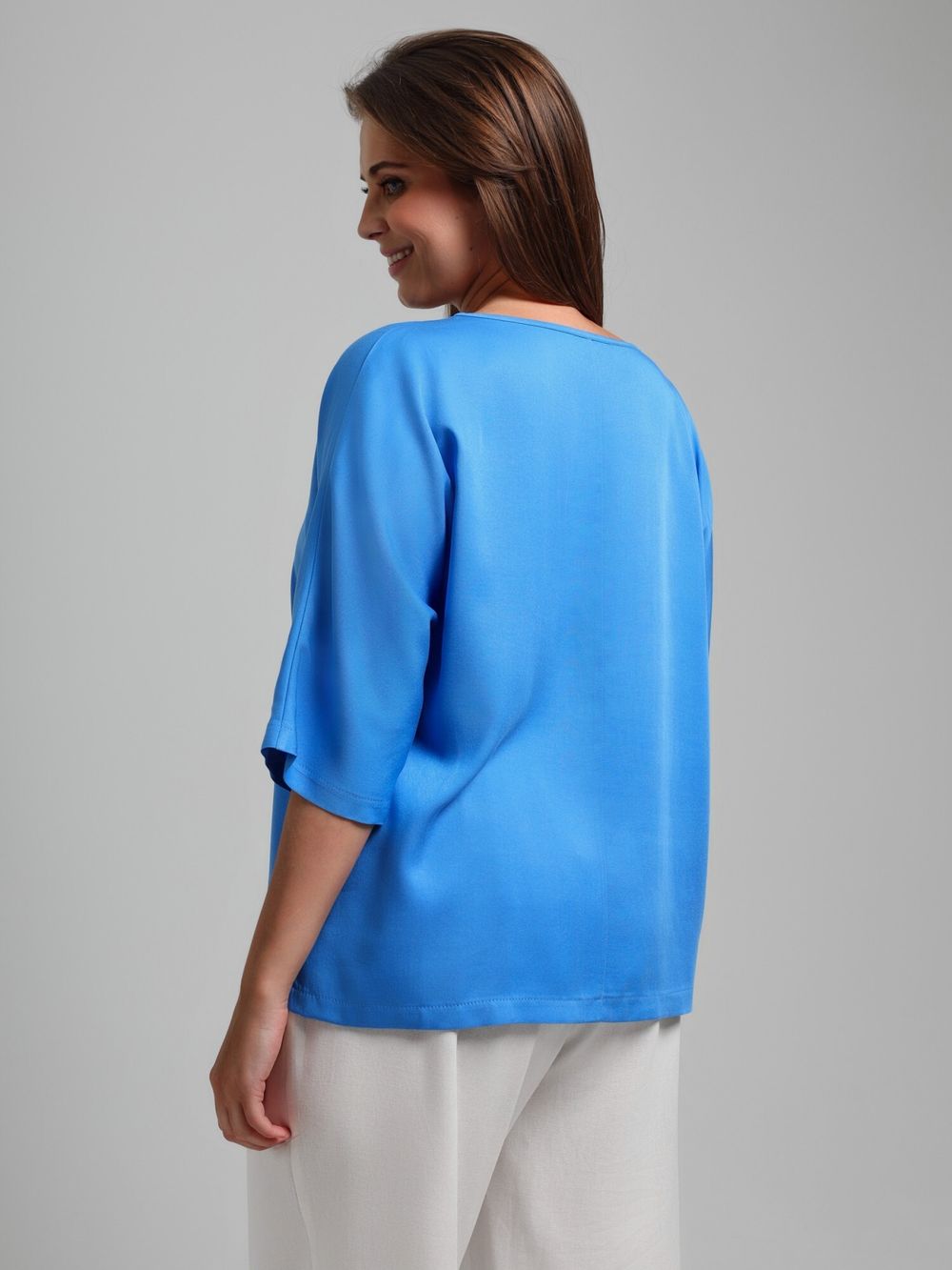 Блузка Летний драйв-2 Виотекс ГОЛУБОЙ