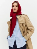 Косынка плотная замшевая