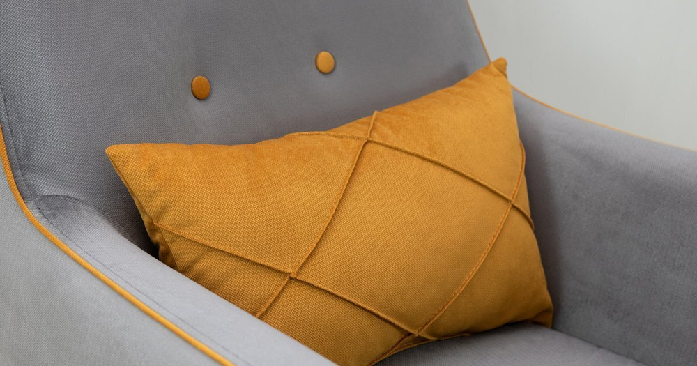 Кресло Френсис велюр кварцевый серый