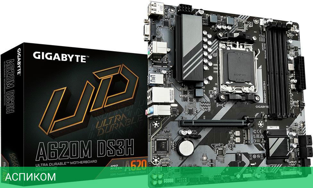 Материнская плата GigaByte A620M DS3H rev. 1.0