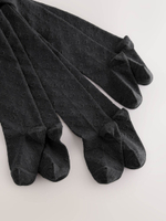 Колготки хлопковые для девочки Next AU0-679, 3 шт., Серый