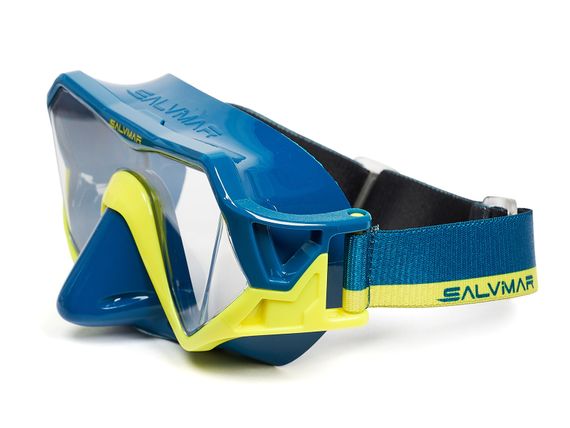 Маска Salvimar Horizon синий\желтый